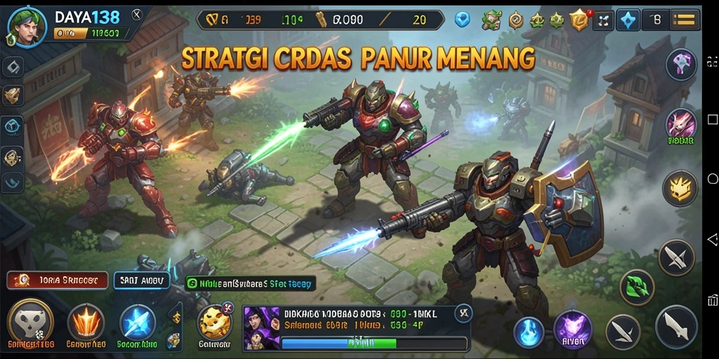 Tampilan antarmuka game Strategy di DAYA138 yang menarik.