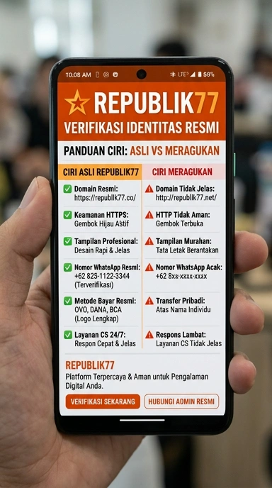 Halaman Resmi Unduh APK republikan77 untuk Android